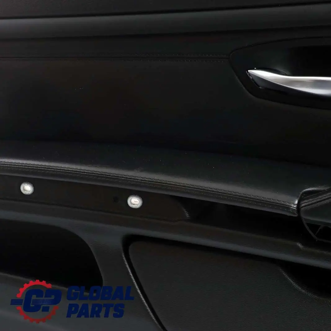 BMW 3 E92 E93 M3 Front Left N/S Door Card Lining Trim Panel Black Leather