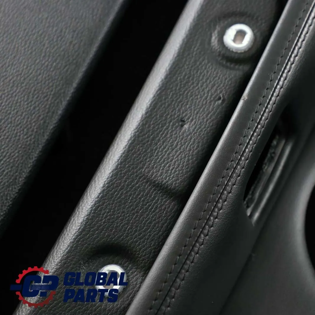 BMW 3 E92 E93 M3 Front Left N/S Door Card Lining Trim Panel Black Leather