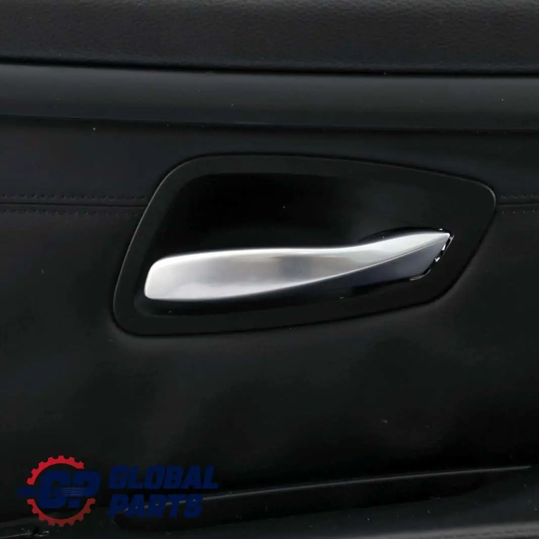 BMW 3 Series E92 E93 1 M3 Front Right O/S Door Card Lining Trim Leather Black