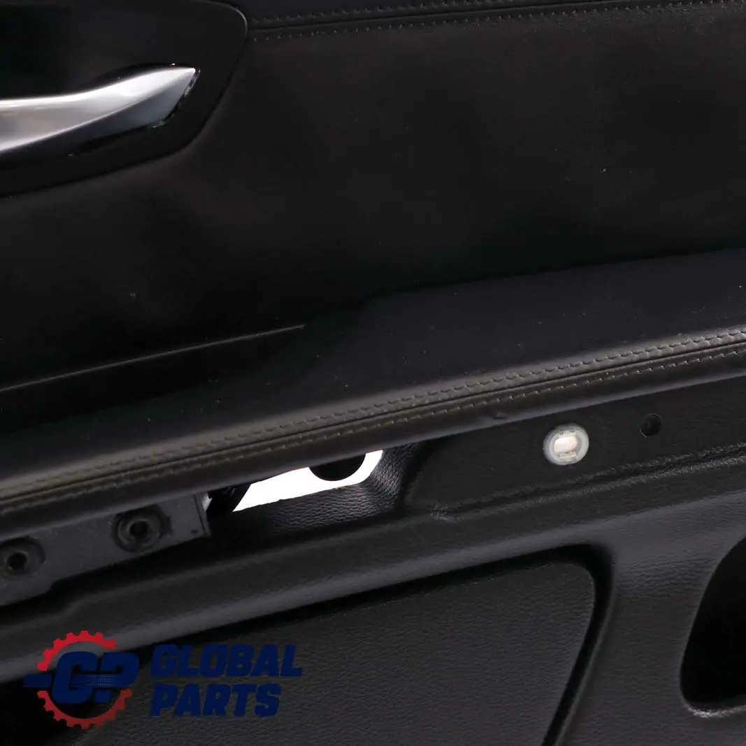 BMW 3 Series E92 E93 1 M3 Front Right O/S Door Card Lining Trim Leather Black