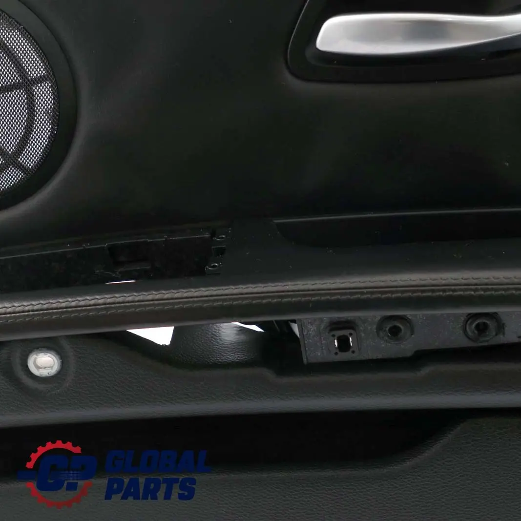 BMW 3 Series E92 E93 1 M3 Front Right O/S Door Card Lining Trim Leather Black