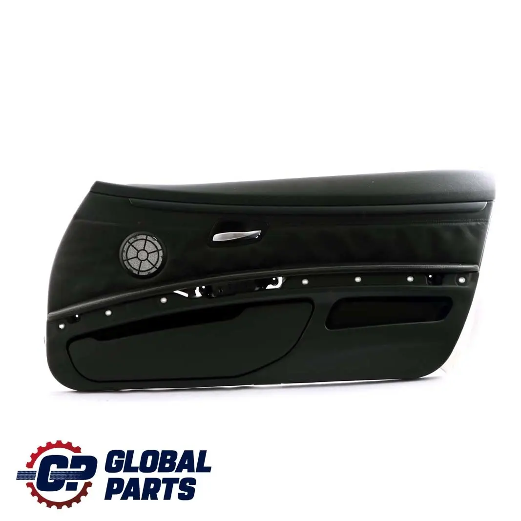 BMW 3 Series E92 E93 1 M3 Front Right O/S Door Card Lining Trim Leather Black