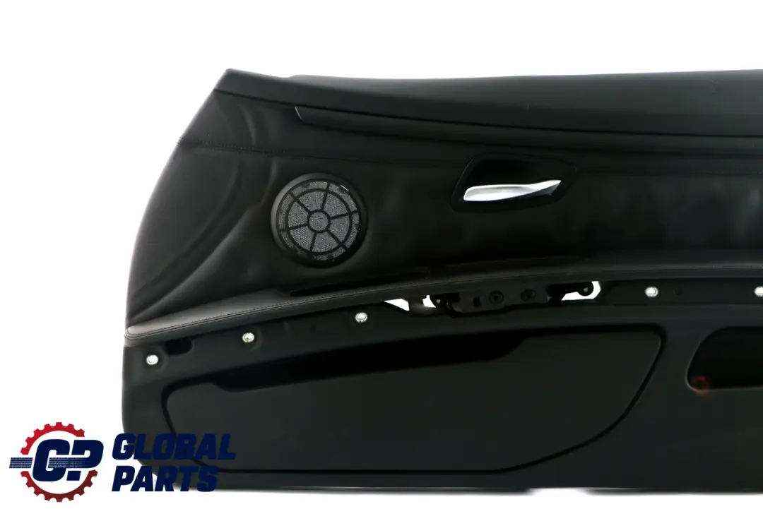 BMW 3 Series E92 E93 M3 Front Right O/S Door Card Lining Trim Leather Black