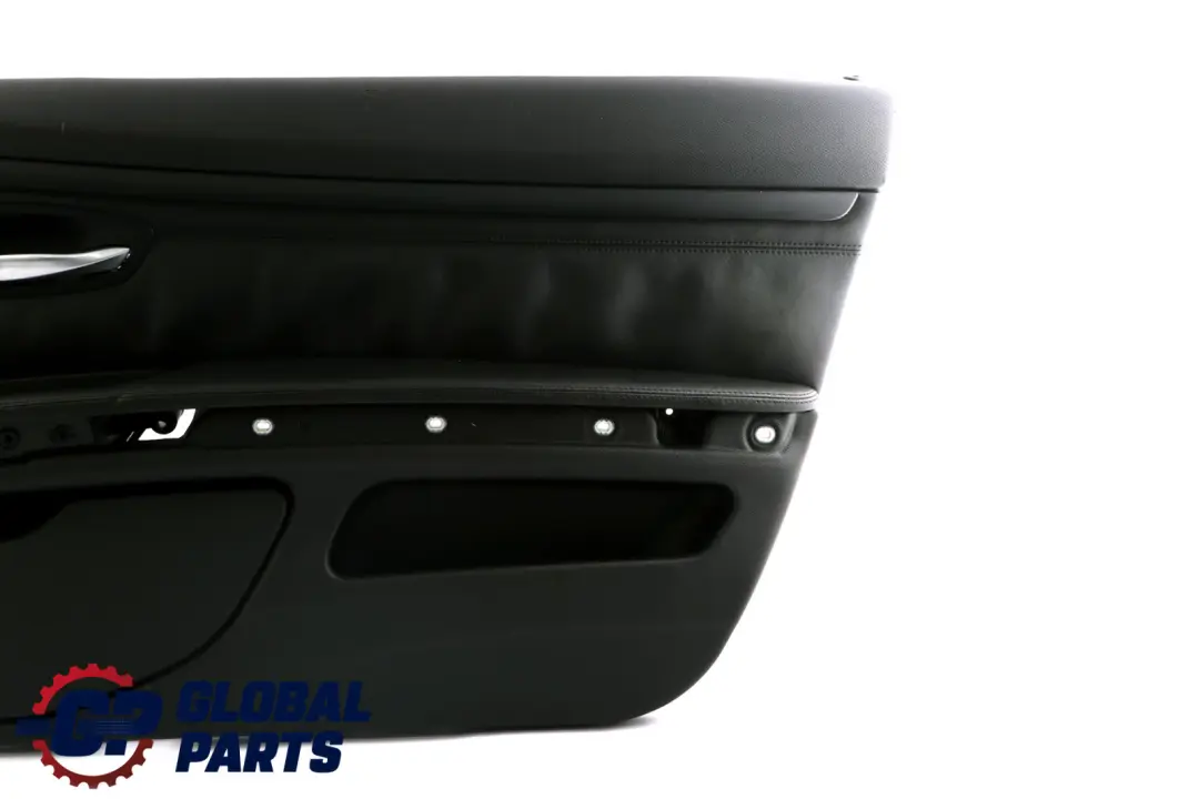 BMW 3 Series E92 E93 M3 Front Right O/S Door Card Lining Trim Leather Black