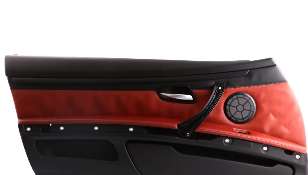 BMW 3 Series E92 E93 M3 Front Left N/S Door Card Lining Trim Leather Red