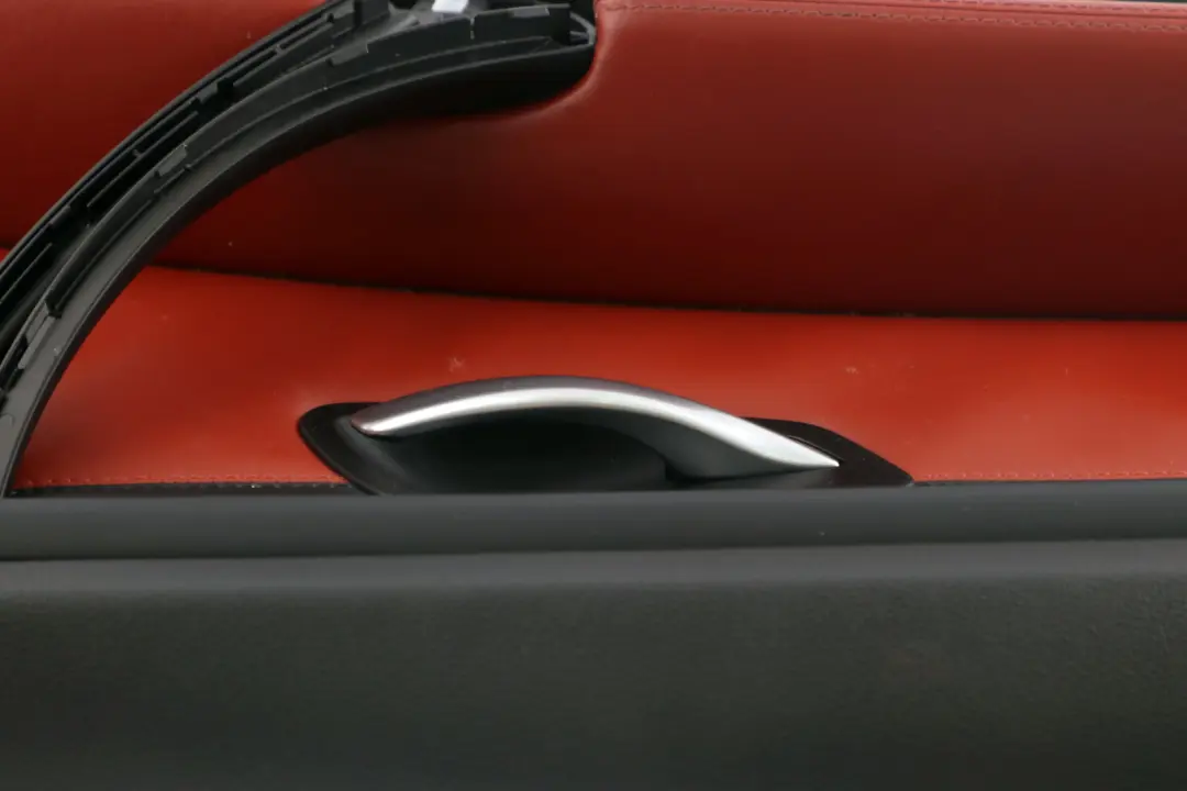 BMW 3 Series E92 E93 M3 Front Left N/S Door Card Lining Trim Leather Red