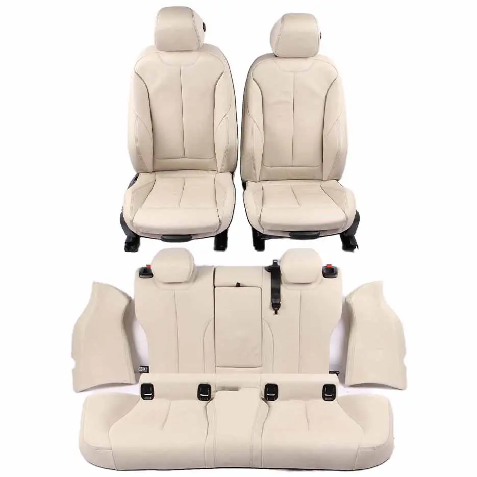 Seats BMW F36 LCI M Sport Heated Elfenbein-White Leather Interior Seat Memory