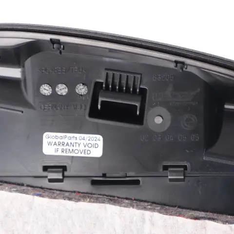 BMW G30 G31 Storage Box Compartment Driver's Side Dashboard Tray Black 7948716