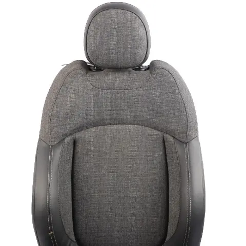 Front Seat Mini Cooper One F56 Sport Cloth Leather Right O/S Pearl Black Carbon