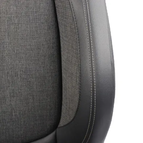 Front Seat Mini Cooper One F56 Sport Cloth Leather Right O/S Pearl Black Carbon