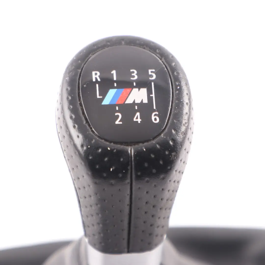 BMW E81 E82 E88 E87 LCI M-SPORT 6 Speed Gear Knob &amp; Gaiter Leather 8037305