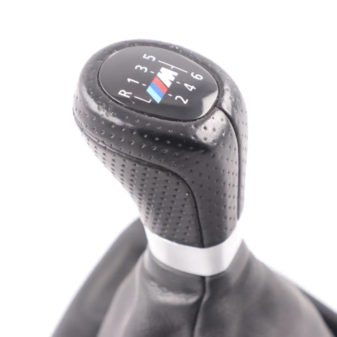 BMW E81 E82 E88 E87 LCI M-SPORT 6 Speed Gear Knob &amp; Gaiter Leather 8037305