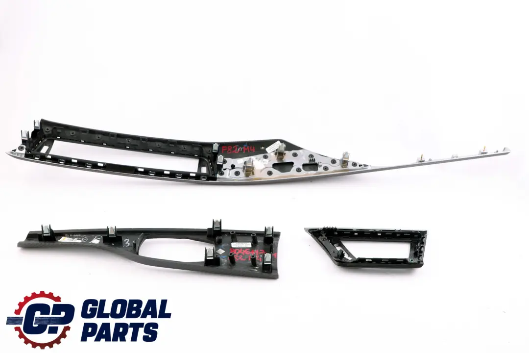 BMW 3 4 Series 1 F80 M3 F82 F83 M4 Set Cover Interior Trim Carbon Fiber Black