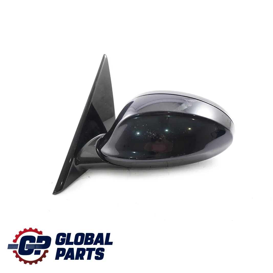 BMW 3 Series E90 M Sport High Gloss Heated Left N/S Wing Mirror Carbon Black