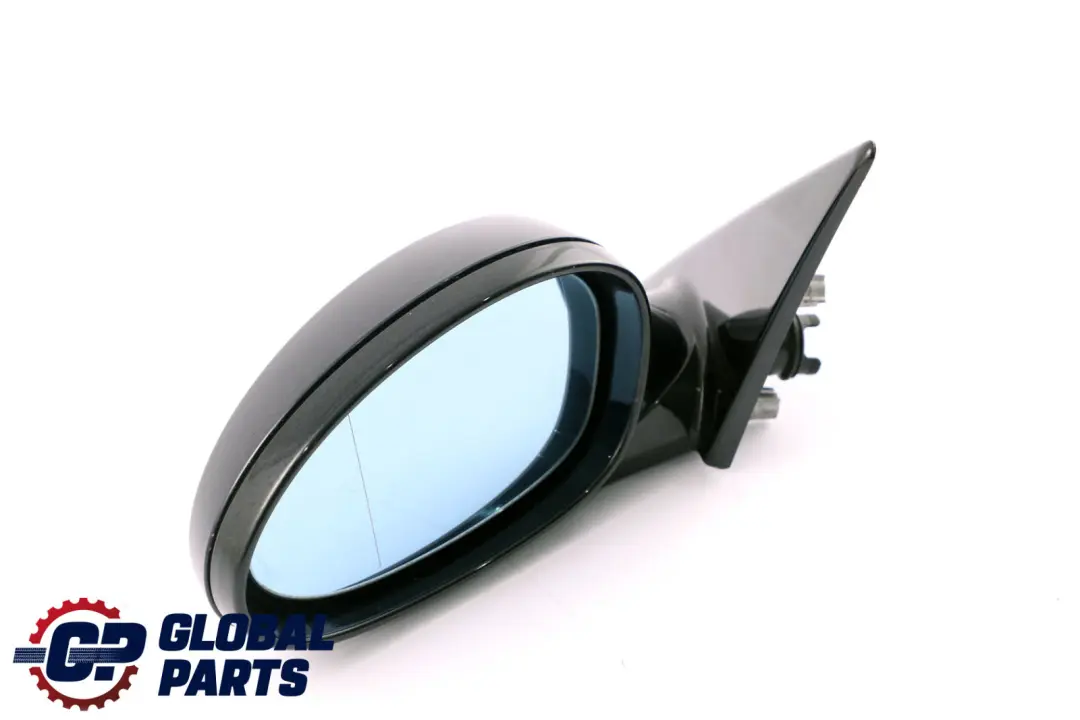 BMW 3 Series 1 E90 M Sport High Gloss Heated Left N/S Wing Mirror Carbon Black