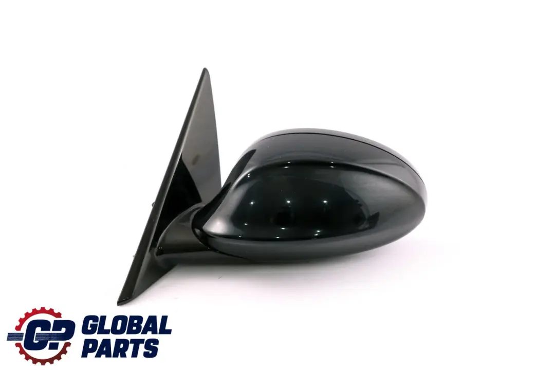 BMW 3 Series 1 E90 M Sport High Gloss Heated Left N/S Wing Mirror Carbon Black