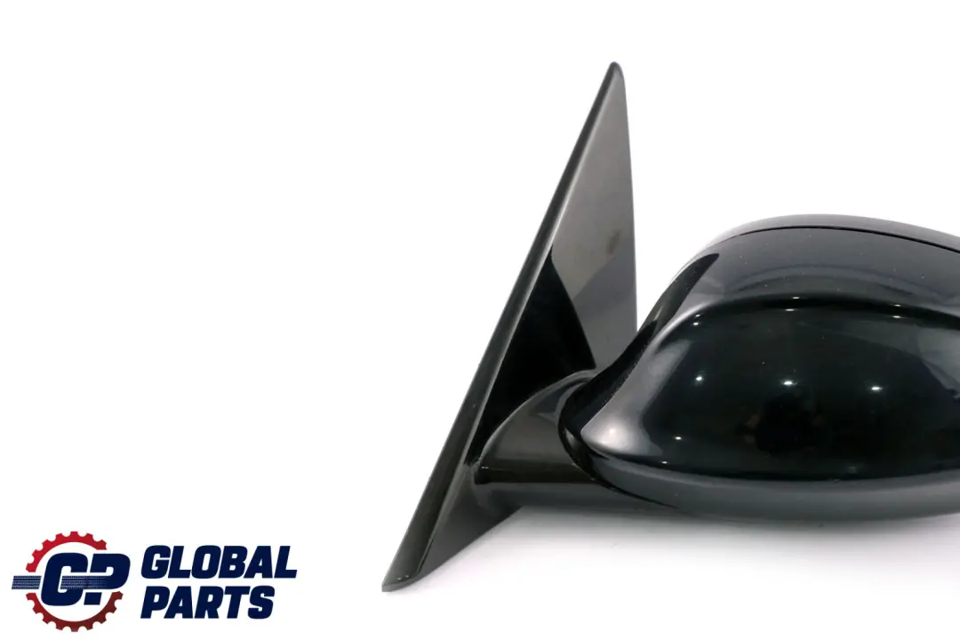 BMW 3 Series 1 E90 M Sport High Gloss Heated Left N/S Wing Mirror Carbon Black