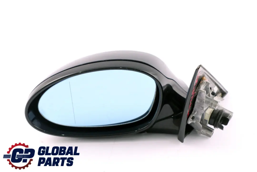 BMW 3 Series 1 E90 M Sport High Gloss Heated Left N/S Wing Mirror Carbon Black