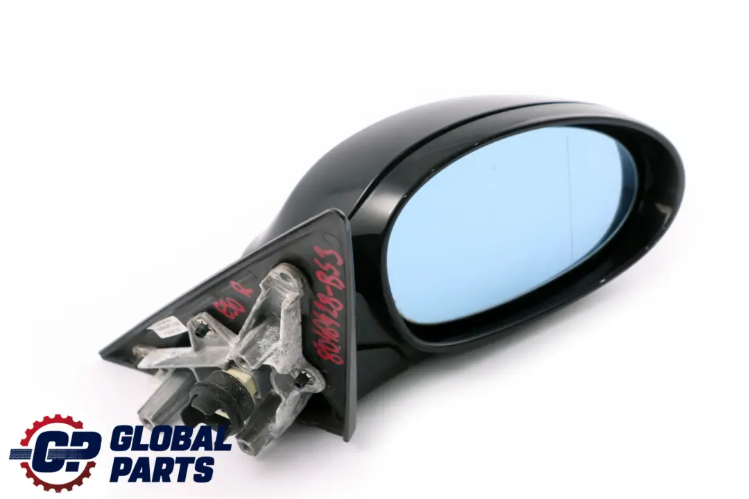 BMW 3 Series 3 E90 M Sport High Gloss Right Wing Mirror O/S Black Sapphire 475