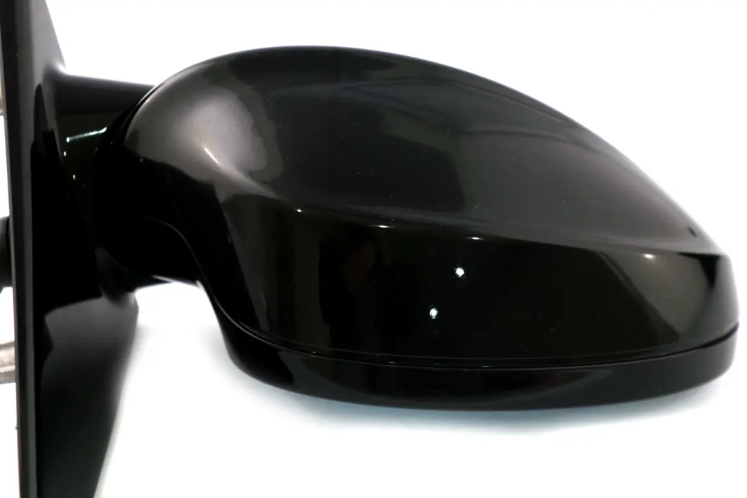 BMW 3 Series E90 M Sport High Gloss Heated Right O/S Wing Mirror Carbon Black