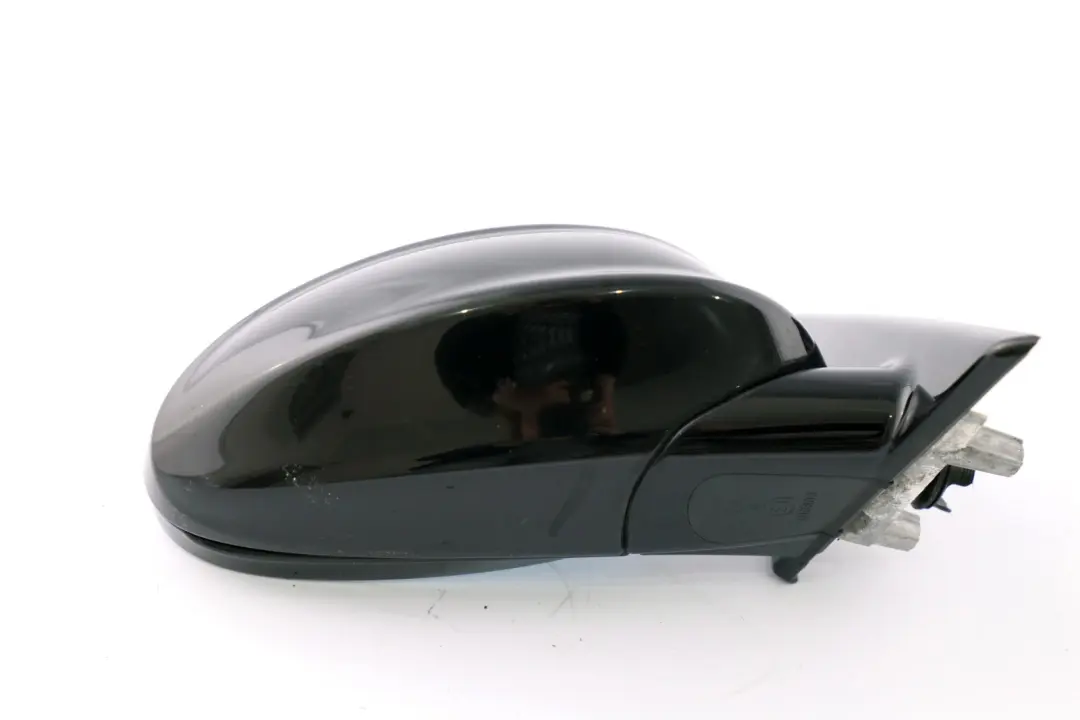 BMW 3 Series E90 M Sport High Gloss Heated Right O/S Wing Mirror Carbon Black