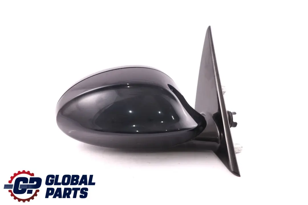 BMW 3 Series 1 E90 M Sport High Gloss Heated Right O/S Wing Mirror Carbon Black