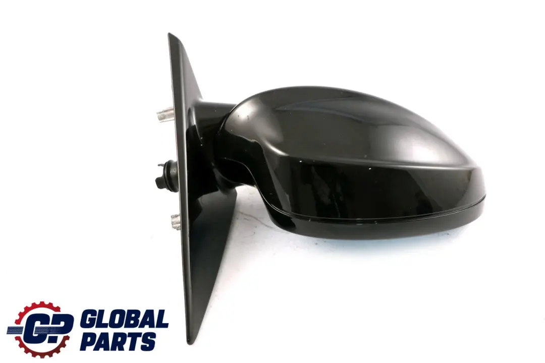 BMW 3 Series 2 E90 M Sport High Gloss Heated Right O/S Wing Mirror Carbon Black