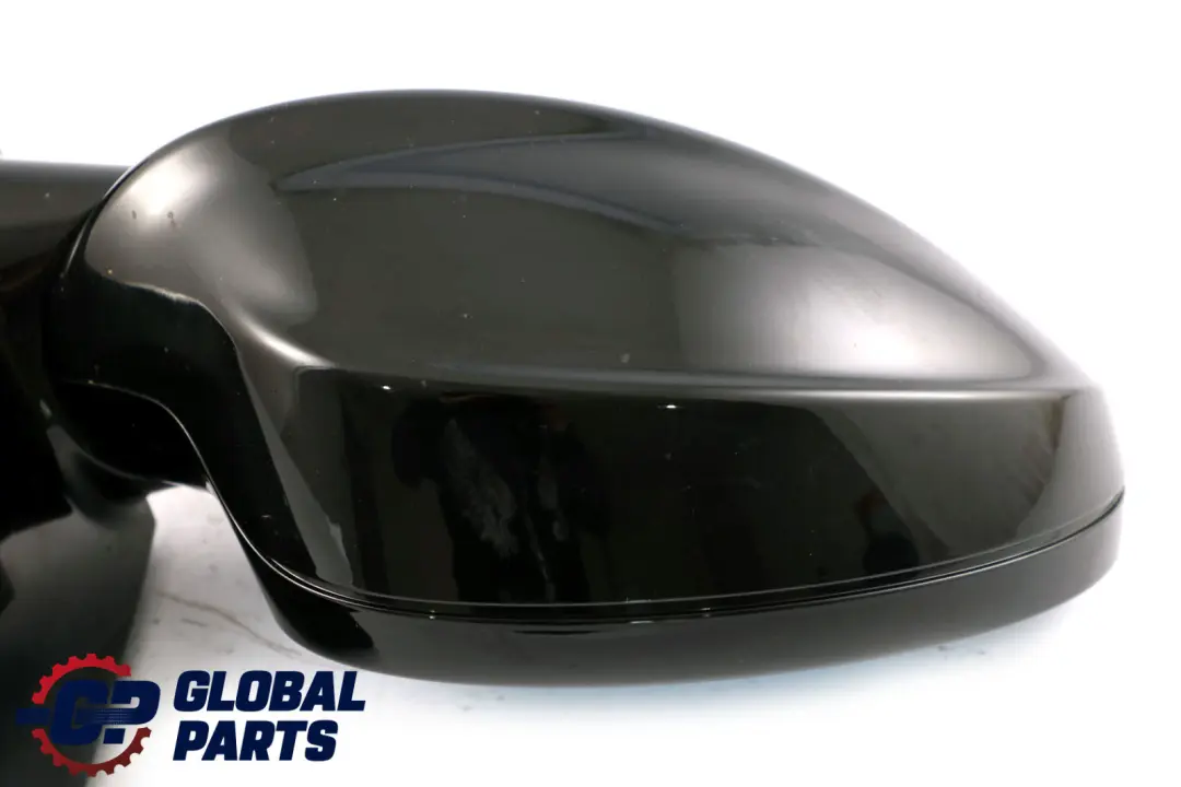 BMW 3 Series 2 E90 M Sport High Gloss Heated Right O/S Wing Mirror Carbon Black