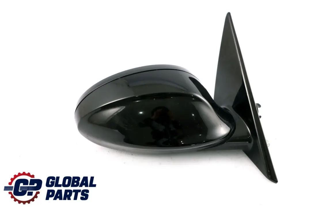 BMW 3 Series 2 E90 M Sport High Gloss Heated Right O/S Wing Mirror Carbon Black