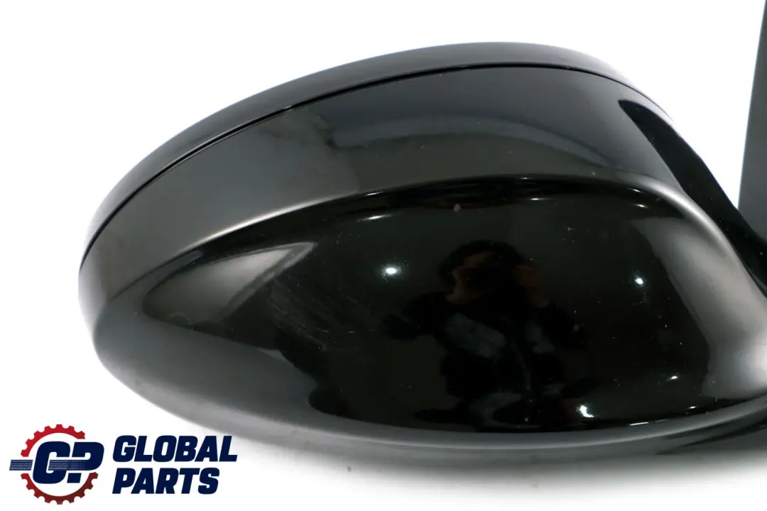 BMW 3 Series 2 E90 M Sport High Gloss Heated Right O/S Wing Mirror Carbon Black