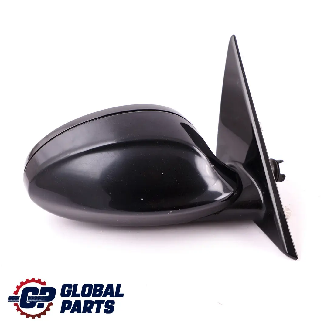 BMW 3 E90 E91 M Sport High Gloss Heated Right O/S Wing Mirror Carbon Black