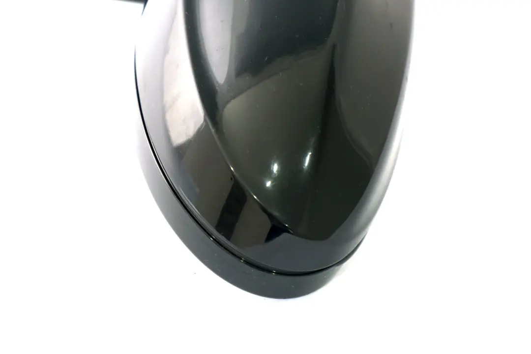 BMW 3 Series E90 M Sport High Gloss Heated Right O/S Wing Mirror Schwarz Black