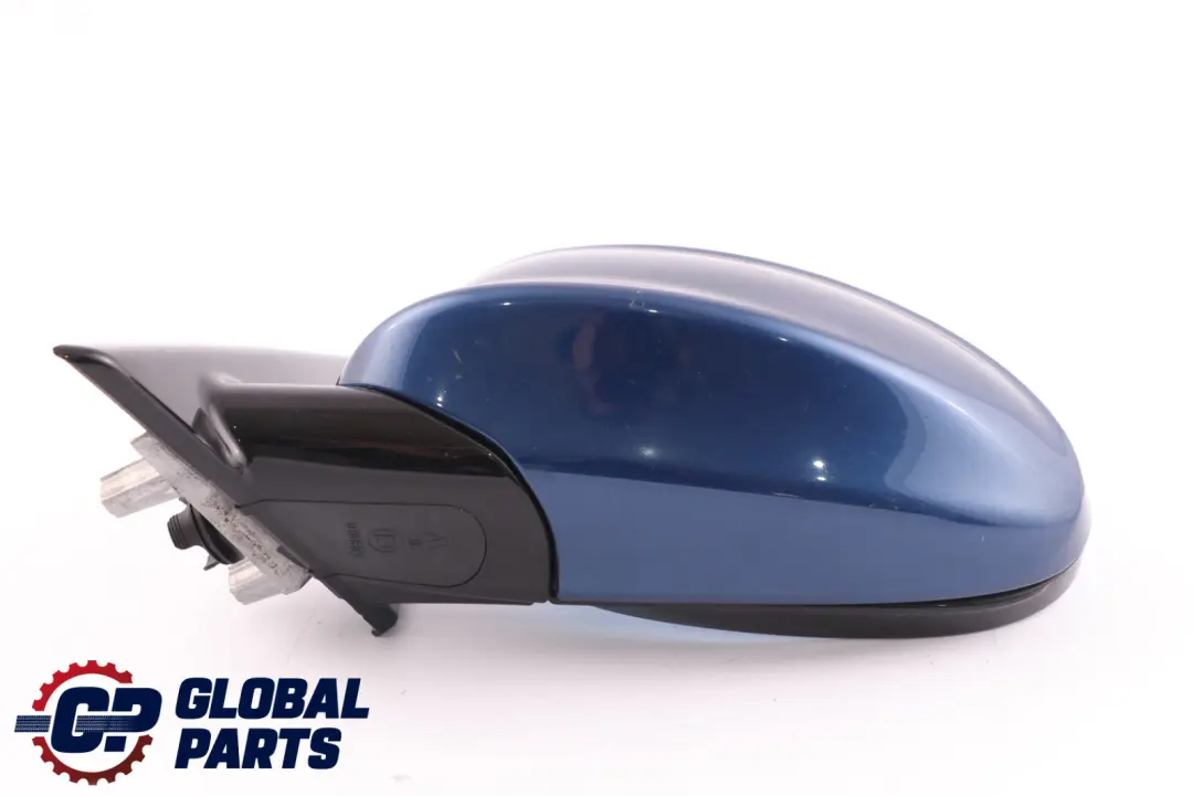 BMW 3 Series E90 M Sport Power Fold Left Wing Mirror N/S Le Mans Blau Blue 381
