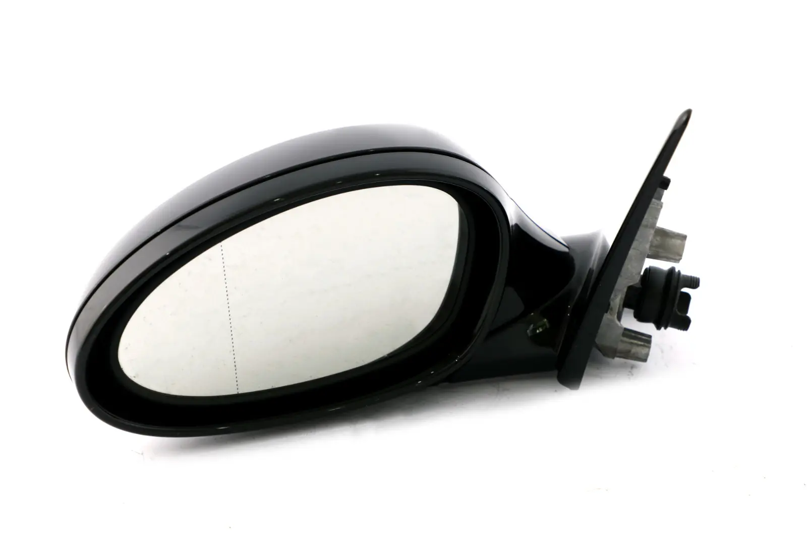 BMW 3 Series E90 M Sport High Gloss Auto Dip Left N/S Wing Mirror Schwarz Black