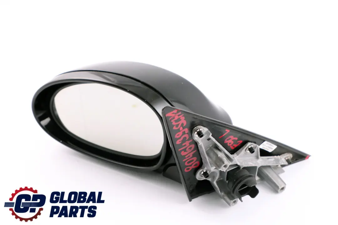 BMW 3 Series 1 E90 M Sport High Gloss Auto Dip Left N/S Wing Mirror Black