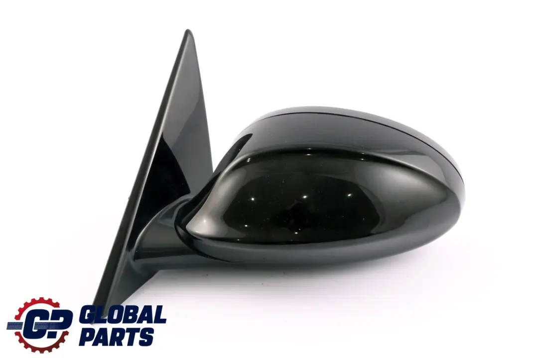 BMW 3 Series 1 E90 M Sport High Gloss Auto Dip Left N/S Wing Mirror Black
