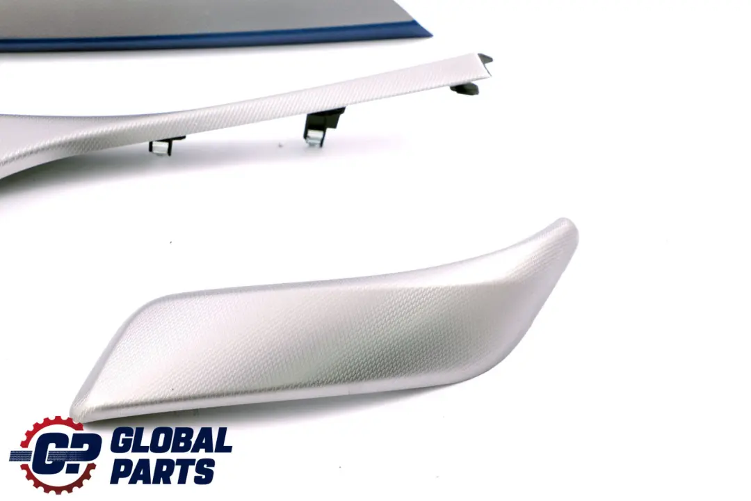 BMW 1 2 Series F20 F21 F22 Set Dashboard Panel Trim Strip Cover Blau Matt