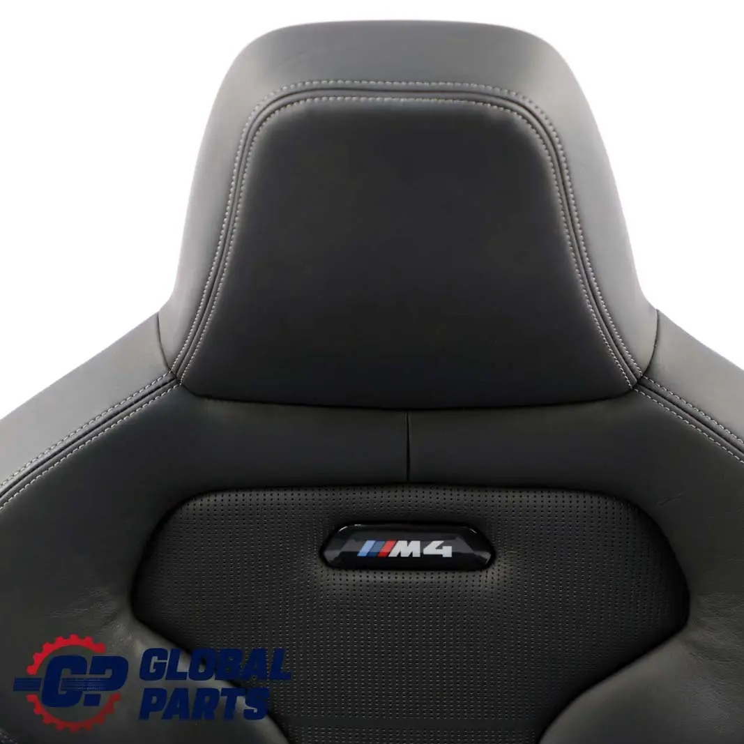 BMW F82 M4 M Sport Heated Front Right O/S Black Leather Seat Memory Electric