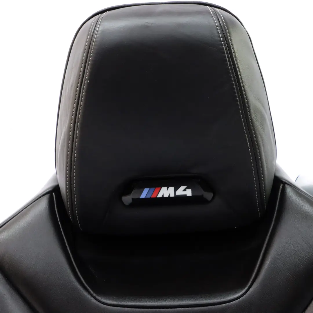 BMW F83 M4 Competition Heated Front Left N/S Seat Leather Merino Black Memory