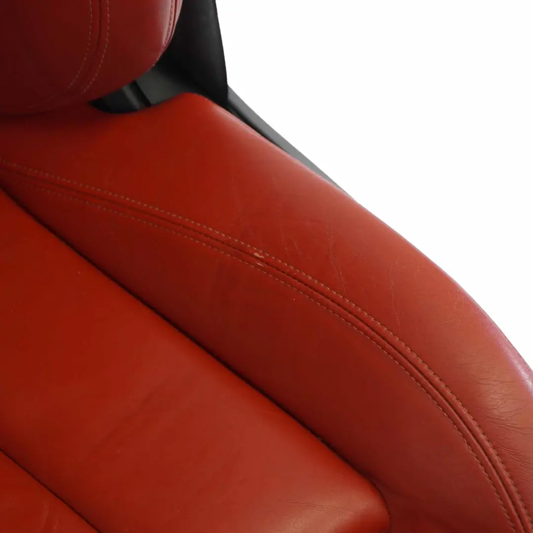 Leather Seat BMW F83 M4 M Sport Heated Front Left N/S Memory Sakhir Orange