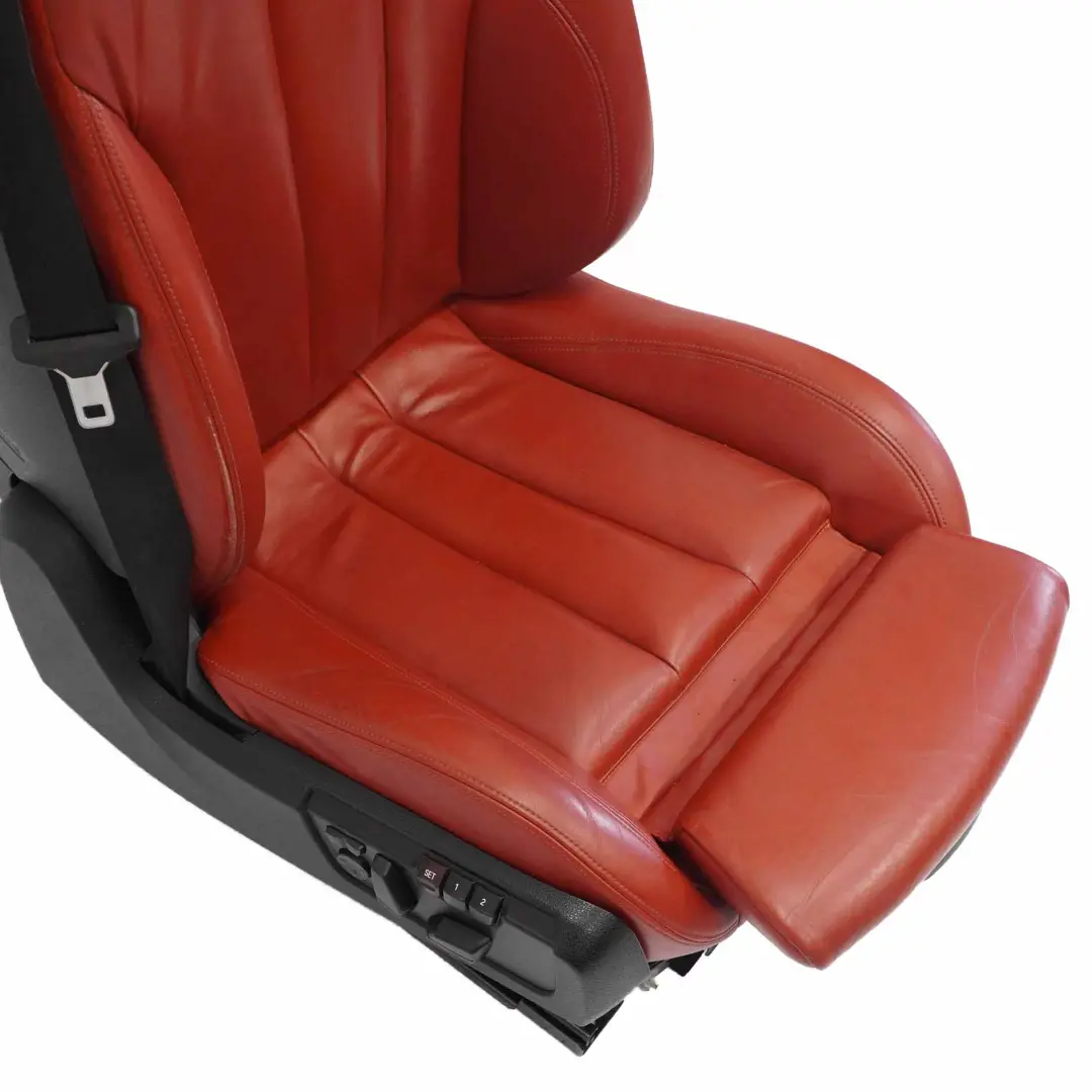 Leather Seat BMW F83 M4 M Sport Heated Front Right O/S Memory Sakhir Orange