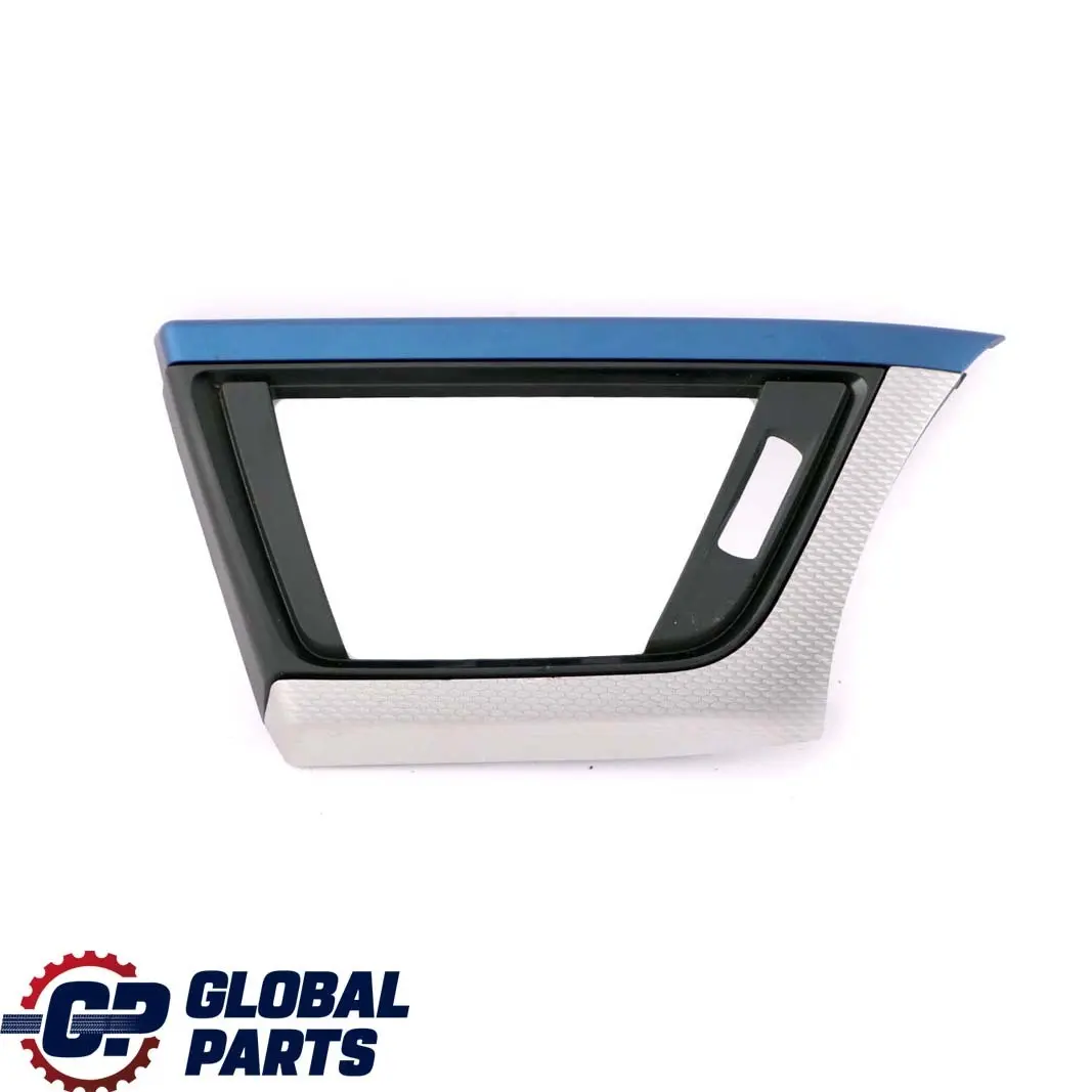 BMW 3 Series F30 Interior Trim Dashboard Cover Panel Hexagon Alu Blue Matt