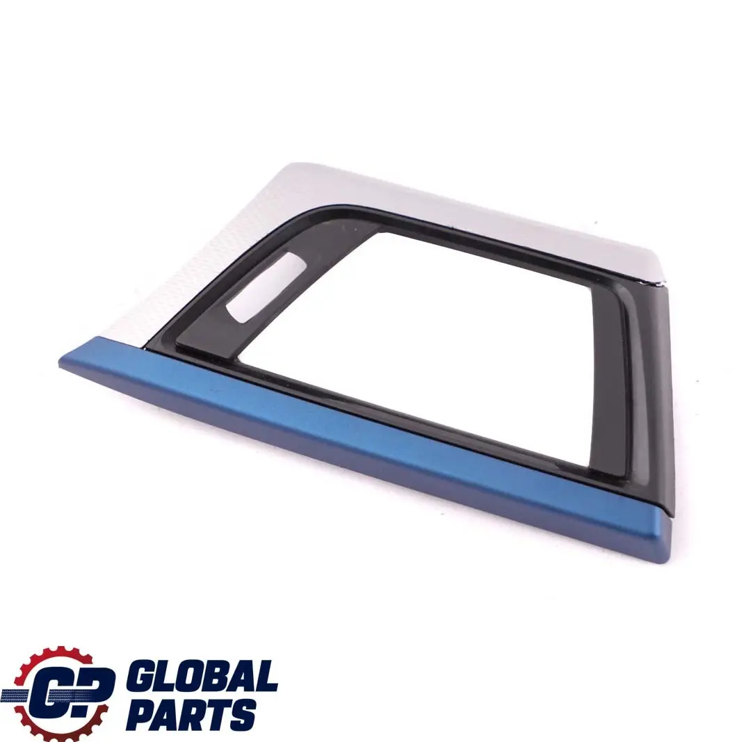 BMW 3 Series F30 Interior Trim Dashboard Cover Panel Hexagon Alu Blue Matt