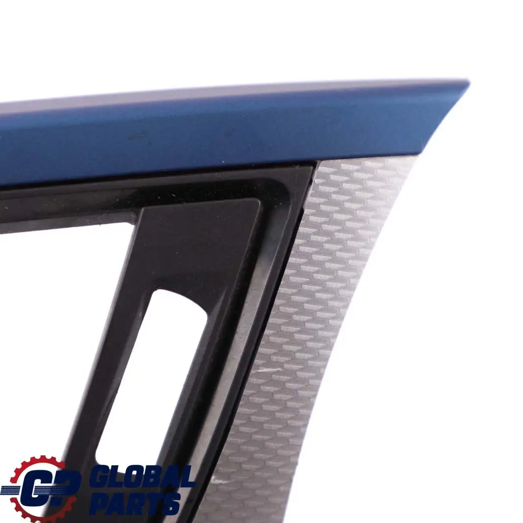 BMW 3 Series F30 Interior Trim Dashboard Cover Panel Hexagon Alu Blue Matt