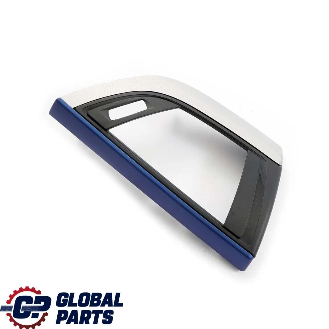 BMW 1 2 F20 F21 F22 Trim Panel Dashboard Cover Driver Alu Hexagonal Blue Matt