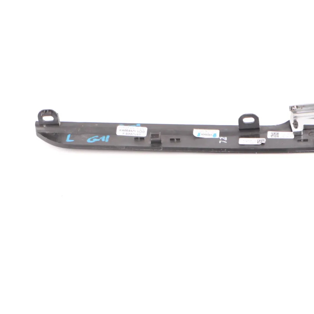 Centre Console Strip BMW G11 G12 Trim Left N/S Cover Fine Wood Black 8066683