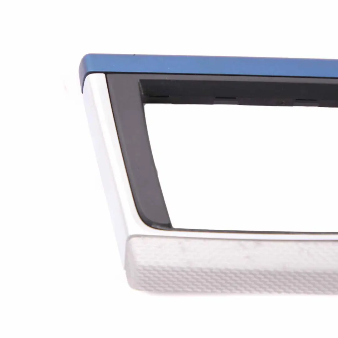 BMW 3 F30 F31 LCI Driver Side Dash Cover Trim Panel Hexagonal Alu Blue Matt