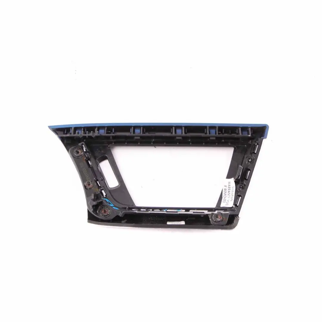 BMW 3 F30 F31 LCI Driver Side Dash Cover Trim Panel Hexagonal Alu Blue Matt