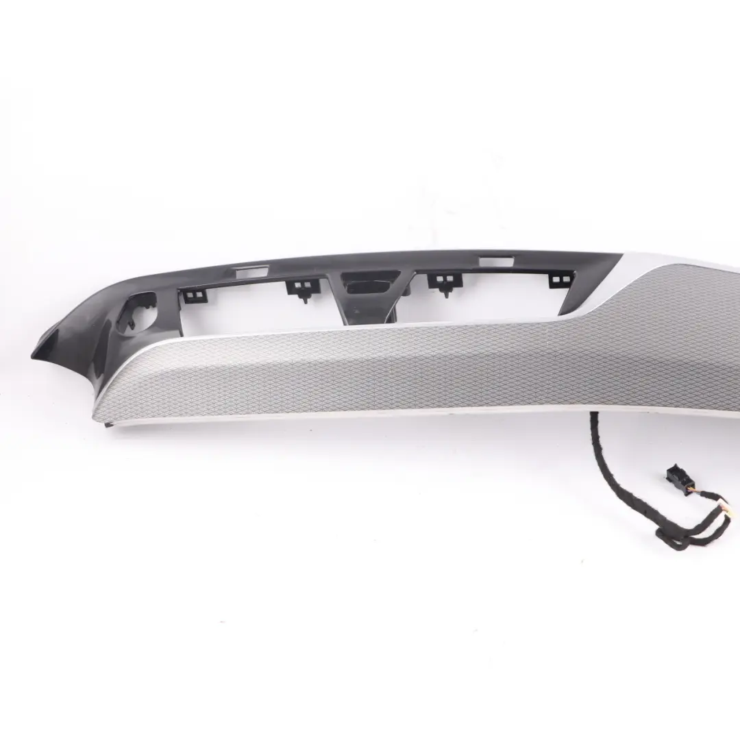 BMW G30 Dashboard Instrument Panel Decor Alu Rhombicle Perlglanz Chrom 8070622