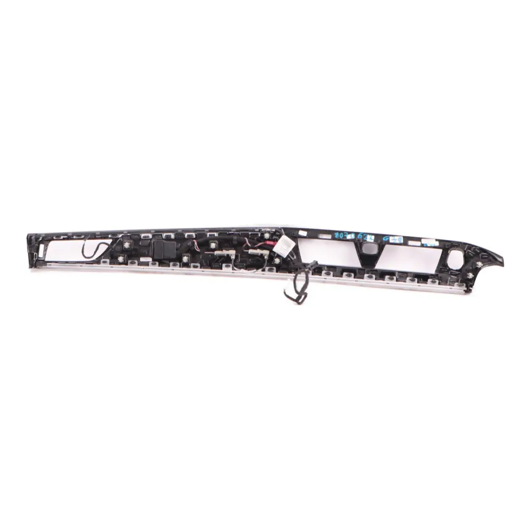 BMW G30 Dashboard Instrument Panel Decor Alu Rhombicle Perlglanz Chrom 8070622